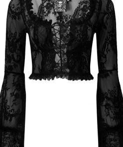Killstar Verena Lace Maiden Top Black New In