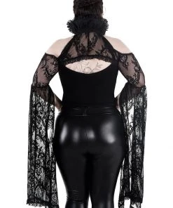 Killstar In Exile Lace Bolero Black