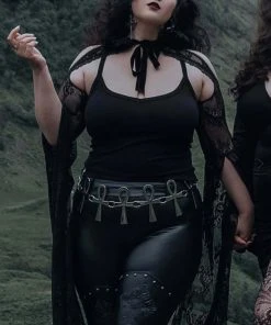 Killstar In Exile Lace Bolero Black