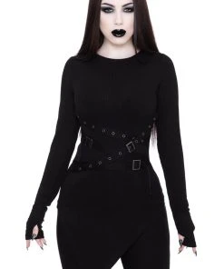 Killstar Vampyre Straps Top Black New In