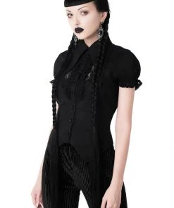 New In Killstar Devil's Claw 60's Top Black