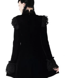 New In Killstar Zoe 60's Shift Dress Black