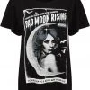 Killstar Bad Moon Rising Relaxed T-Shirt Black
