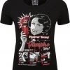 Killstar Forever Young Ringer T-Shirt Black
