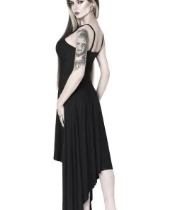 Killstar Eternity Pentagram Maxi Dress Black