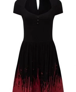 Killstar Bloodthirsty Skater Dress Black New In