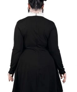 New In Killstar Zanthy Cross Lolita Dress Black