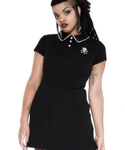 New In Killstar Wreak Havoc Skull Dress Black