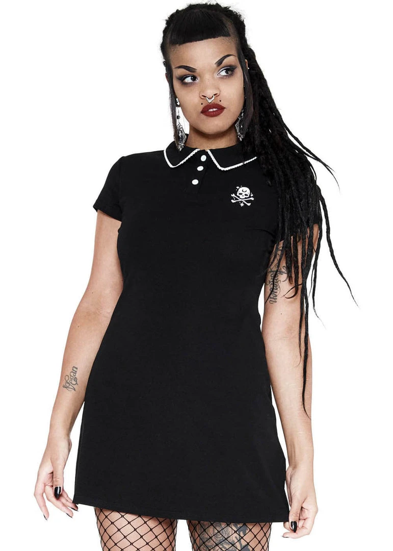 New In Killstar Wreak Havoc Skull Dress Black
