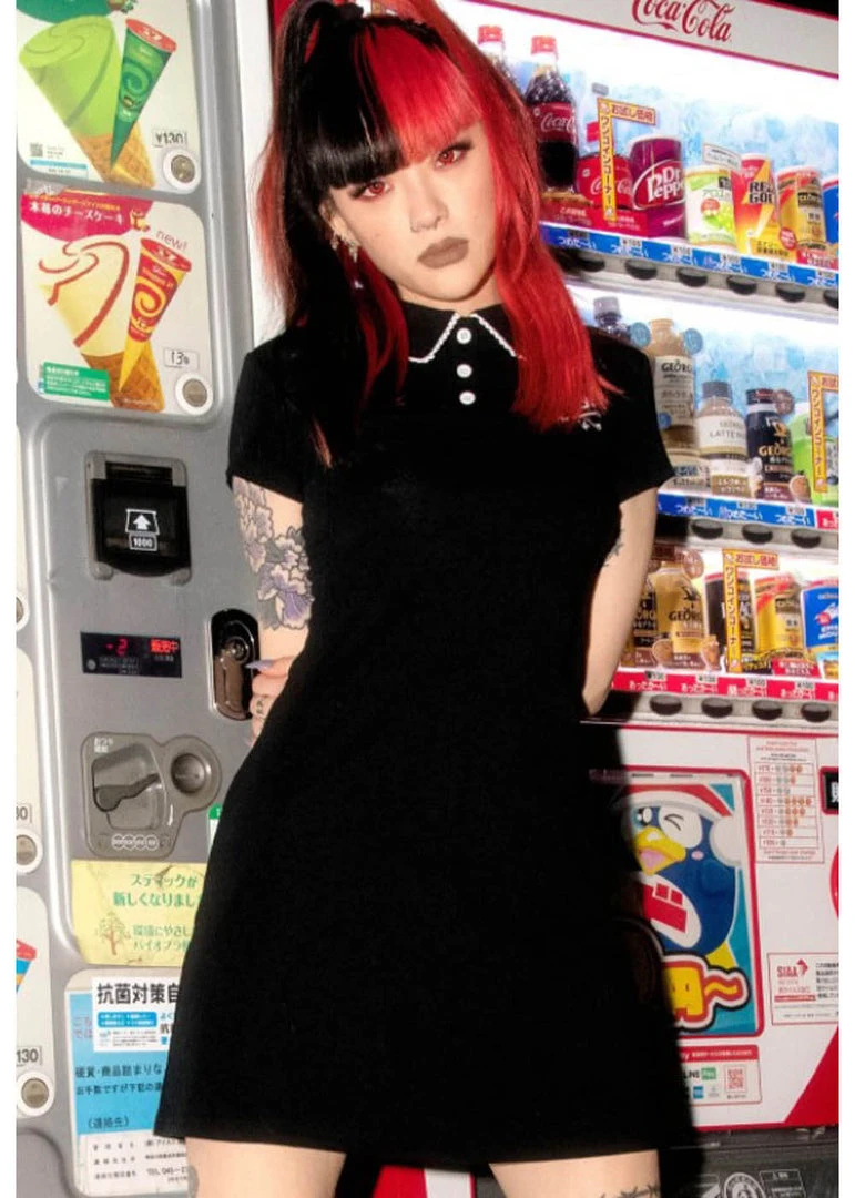 New In Killstar Wreak Havoc Skull Dress Black