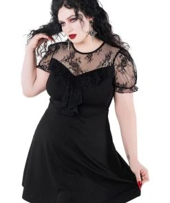 New In Killstar Buffy Skater Dress Black
