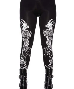 Killstar Paranoid Leggings Black New In