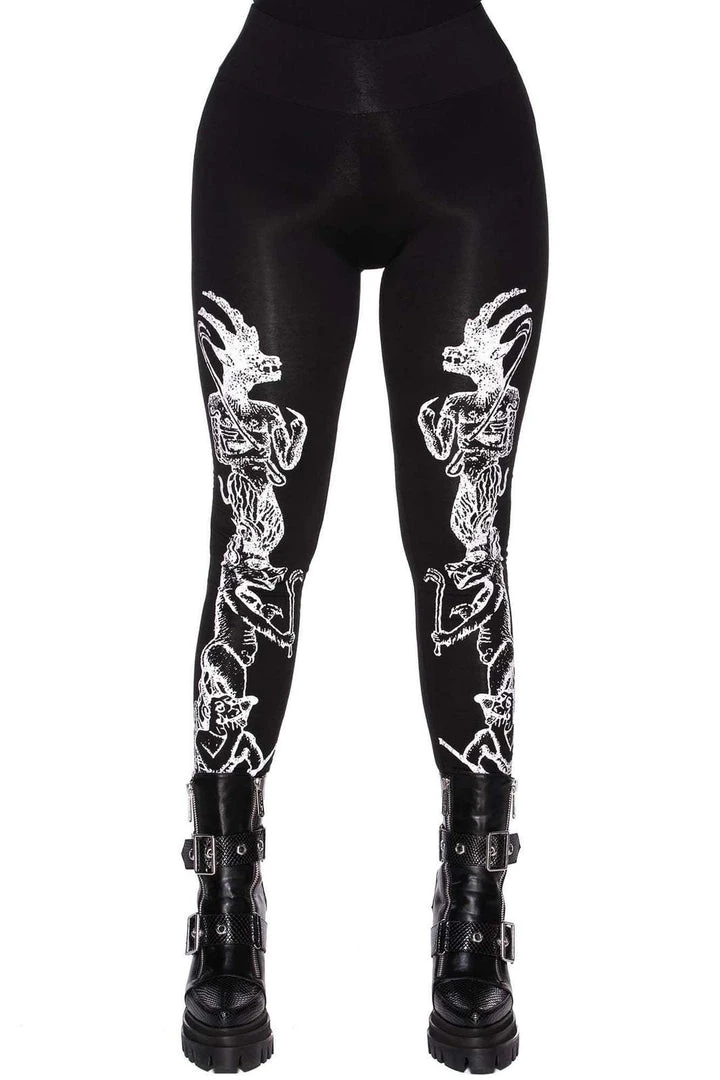Killstar Paranoid Leggings Black New In