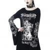 Killstar Rare To Die Trapeze Dress Black