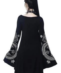 Killstar Rare To Die Trapeze Dress Black