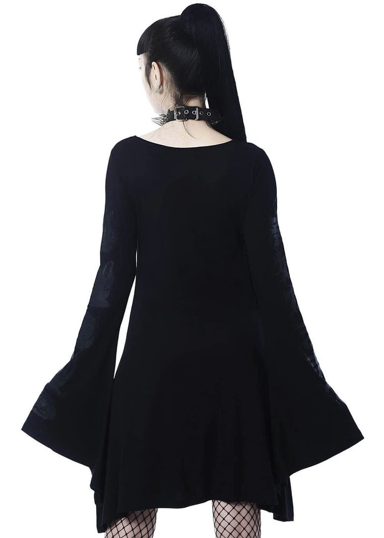 New In Killstar Stay Weird Trapeze Dress Black