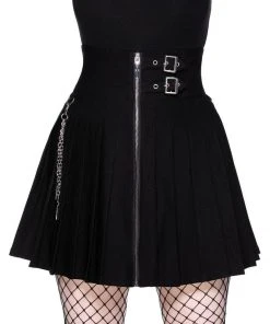 Killstar Devil In Disguise 80's Skirt Black New In