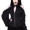 Killstar Devil's Advocate Blouse Black
