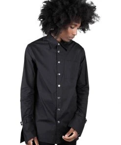 New In Killstar Mens Embalming Shirt Black