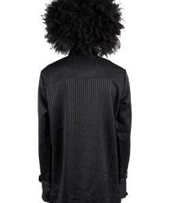 Killstar Mens Embalming Shirt Black Pinstripe New In