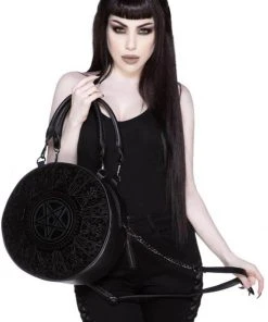 New In Killstar Super Naturalist Pentagram Handbag Black