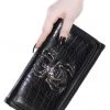 Killstar Black Widow Spider Wallet Black New In