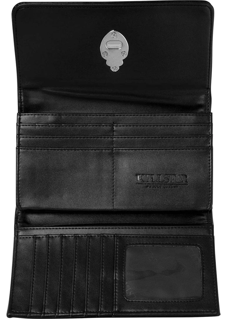 Killstar Black Widow Spider Wallet Black New In