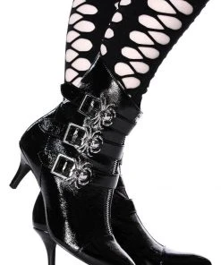 Killstar Mania Skulls Boots Zwart