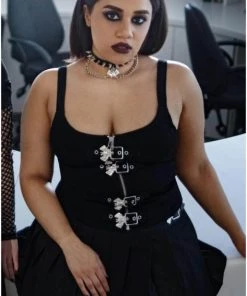 Killstar Disillusion Bat 80's Top Black