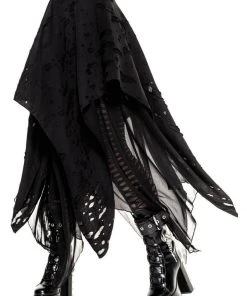 Killstar Death Valley Maxi Skirt Black New In