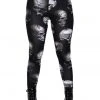 Killstar Headcase Skulls Leggings Black