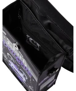 Killstar Dark Delights Cat Backpack Shoulderbag Black