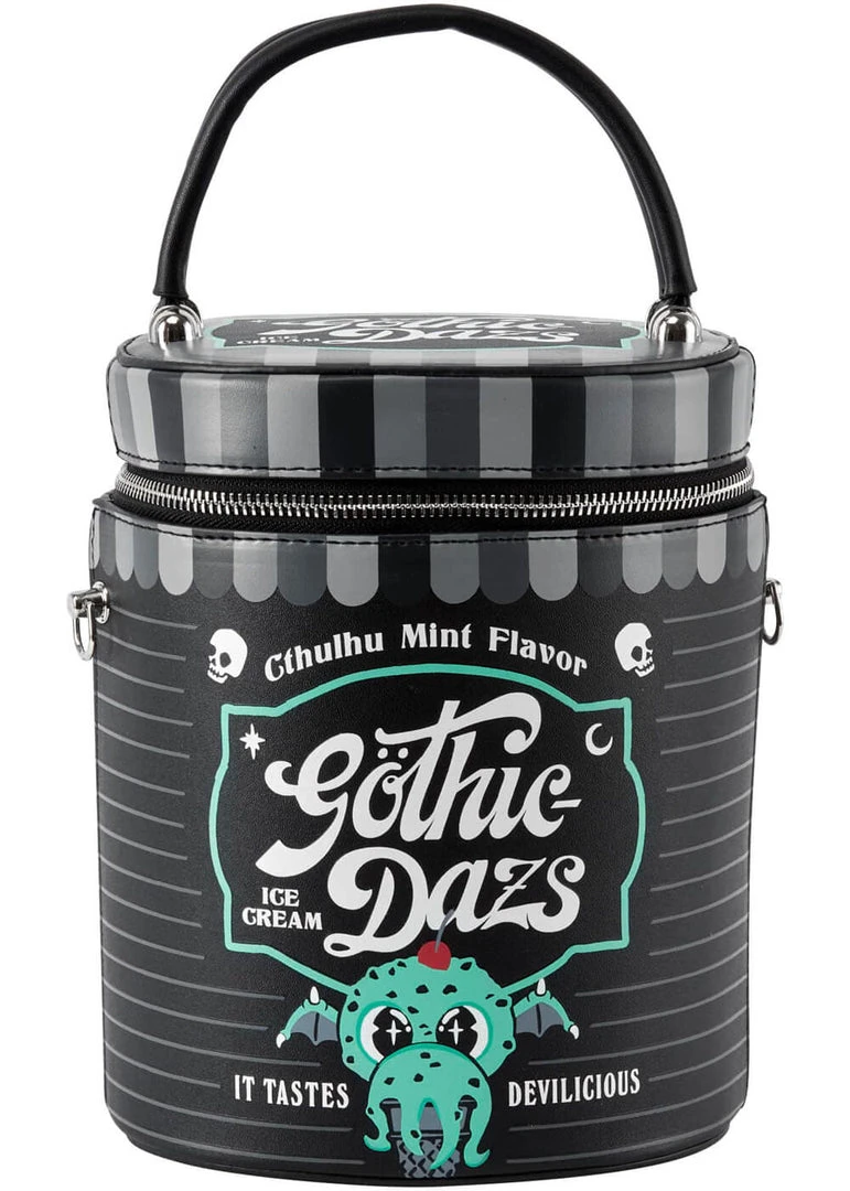 Killstar Gothic Dazs Ice Cream Bag Black New In