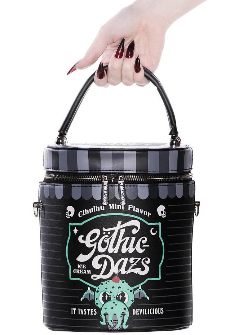Killstar Gothic Dazs Ice Cream Bag Black New In