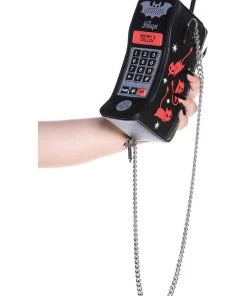 Killstar Satan's Callin' Telephone Bag Black