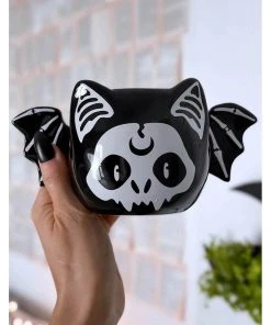 Killstar Chiroptera Bat Cat Mug Black New In