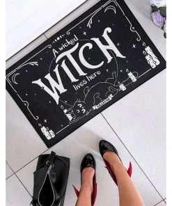 Killstar Wicked Witch Doormat Black New In