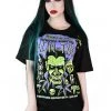 Killstar Vince Ray Kon-Tiki T-Shirt Black New In