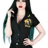Killstar Vince Ray Witch Queen Crop 50's Bowling Shirt Black New In