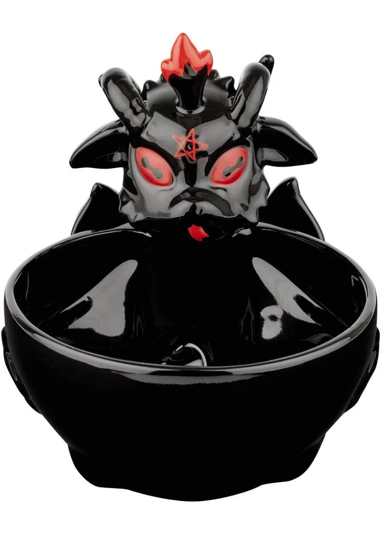 New In Killstar Baphomet Bowl Black