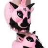 New In Killstar Kreeptures Dark Lord Slippers Bubblegum Pink