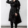 New In Killstar Evarose Brocade Coat Black