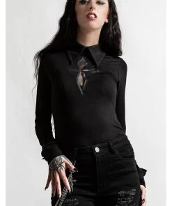 Killstar Morissa Cross Top Black New In