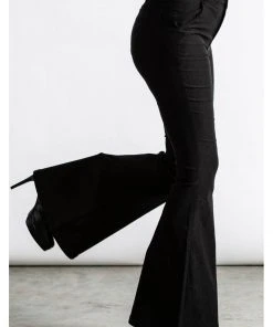 Killstar Seven Sins 70's Trousers Black New In