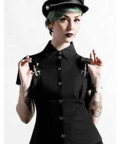 Killstar To The Nines Top Black
