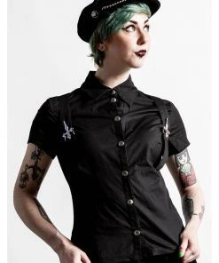 Killstar To The Nines Top Black