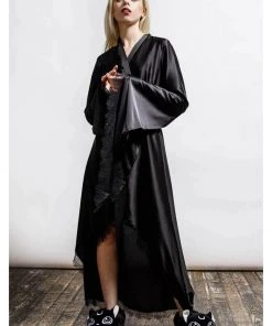 Killstar Deadly Daze Robe Black New In