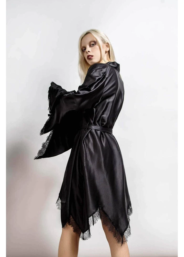 Killstar Devil's Lullaby Robe Black
