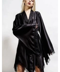 Killstar Devil's Lullaby Robe Black