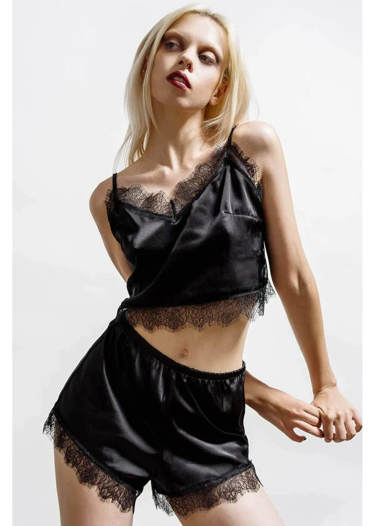 New In Killstar Lace Of Spades Set Black